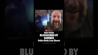 Nancy Pelosi husband attacked by hammer #shorts
