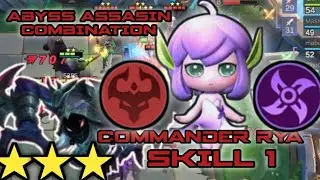 COMMANDER&nbsp; RYA SKILL 1- PERFECT BUILD COMBO ABYSS ASSASIN | MAGIC CHESS BANGBANG