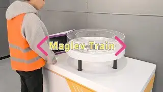 Maglev Train Interactive Exhibit | Science Center for Kids | Hands-On STEM Experience