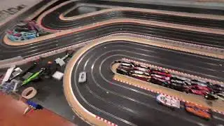 NSR 908 slot car in plastic track no magnets