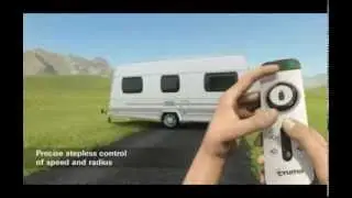 ¿Cómo funciona un mover?  Mueve tu caravana con un mando y sin ningún esfuerzo