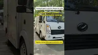 Client Testing Our Electric Chassis for LCVs - #BEV / HEV Options Available #ev #emobility #chassis