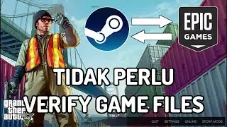 Cara Beralih/Menggabungkan GTA 5 Steam Epic Tanpa Verify Game Files