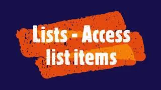 PYTHON - Lists - Access list items #PythonTips #viral #viralvideo #videos #pythonvideos #pythonvideo