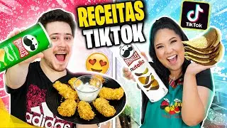 TESTANDO TRUQUES DE COMIDA DO TIK TOK - PRINGLES NUTELLA | Jeru e Cheru
