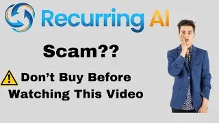 Recurring AI Review -  Passive Recurring Income - Legit or Scam?