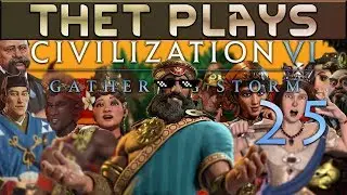 Thet Plays Civilization VI Gathering Storm Part 25: End of Egypt [Sumeria][Modded]