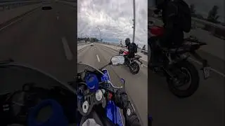 Yamaha R1 vs QJMotor Srk 421 RR | Победила дружба 🤝