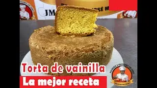 TORTA DE VAINILLA LA MEJOR RECETA