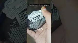Maybelline master chrome highlighter honest review #maybelline #shorts