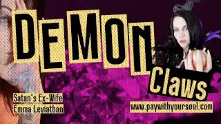 GRWM Satan's Ex-Wife - Fixing my Claws #nails #acrylicnails #occultcomedy