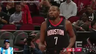 Kevin Durant Drops 30 in Big Win vs Blazers! 🔥 | Rockets Blow Out Portland 140-116
