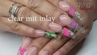 acryl clear mit inlay   nothing but nails