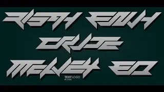 5 in 1 Text Logo SpeedArt | Jehtee