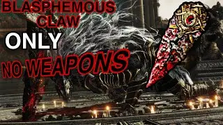 ELDEN RING-(BLASPHEMOUS CLAW ONLY) MALIKETH THE BLACK BLADE NG+10