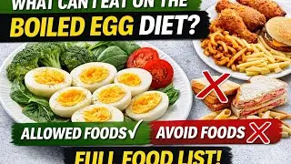 What Can I Eat on the Boiled Egg Diet? Full Food List (Allowed vs. Avoid, Meal Ideas)