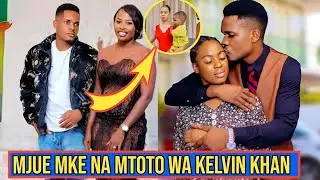 HUYU NDIYO MKE HALISI WA KELVIN WA DONTA TV,  NA MTOTO WAKE.