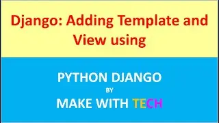 4. Django: Online shopping Website - Adding Template and View using Python Django | Django Tutorials