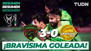 Resumen y Goles | FC Ju&aacute;rez 3 - 0 Dorados | Copa Mx - Cuartos de Final 2020 | TUDN