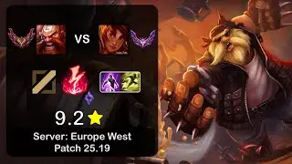 Gragas Mid vs Taliyah - EUW GrandMaster - Patch 25.19
