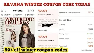 Savana Winter Coupon Code Today up to 50% off || savana winter sale new coupon