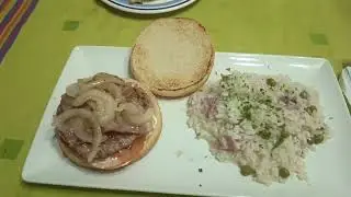 Mi merienda cena de ayer en casa de un amigo 