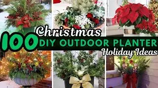 🌿 Creative Evergreen DIY Outdoor Christmas PLANTER Ideas for 2025 Holiday Decor Vibes 🌵