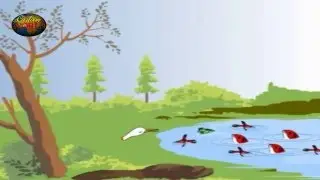 The Deceitful Stork And The Brave Crab | English Moral Story for Kids