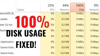 100% Disk Usage in Windows 3 Tips