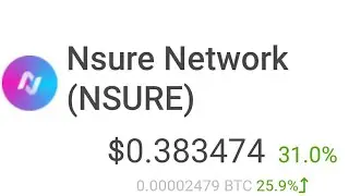 How to add $NSURE token to your Trust wallet app ! My thoughts on #Nsure network token