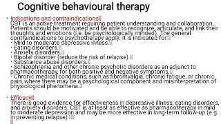 PSYCHOTHERAPY IN PSYCHIATRY,CBT,counselling