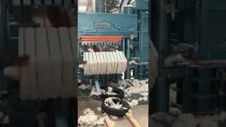 Cotton beales pressing machine