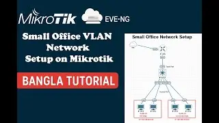 Small Office VLAN Network Setup with MikroTik & Cisco Switch | Bangla Tutorial | NetTech Info