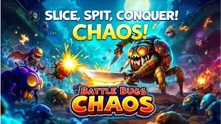 Battle Bugs Chaos: Slice, Spit & Conquer! 🐜