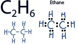 C2H6 Lewis Structure - How to Draw the Dot Structure for C2H6
