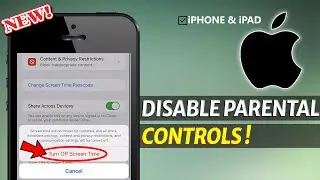 How to Remove Parental Controls on iPhone?