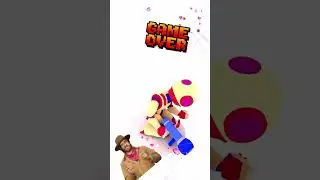 Pew pew! 🤖💥#gamedev #b3d #blender3d #gameover #cute #robot #animation #3d #cartoon #pewgun #mocap