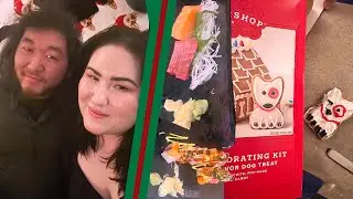 my 31st birthday & building a gingerbread dog house! 🎄12 days of vlogmas day 11 ❄️
