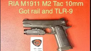 RIA M1911 M2 FS Tac 10mm how to add a rail.