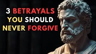 Never Forgive These 3 Betrayals in Relationships | Stoic Philosophy
