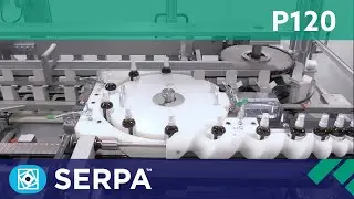 P120 Vertical Cartoner running spray bottles