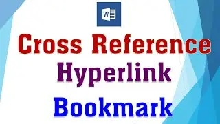 Cross reference, Bookmark, Hyperlink | How to Cross refer pages | Link Multiple Document in one File