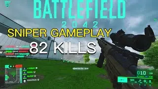 Battlefield 2042: SWS-10 SNIPER Gameplay (No Commentary)