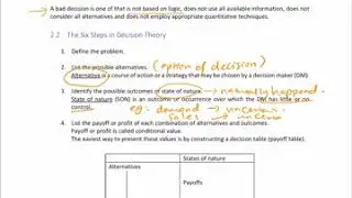 Intro to Decision Theory