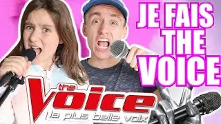 JE FAIS THE VOICE ! JE VAIS A L'AUDITION ! [SKETCH HUMOUR]