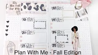 Plan With Me | Elaine Michelle Studio | Fall Edition
