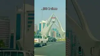 Clock tower Dubai ❤️❤️❤️#dubailove #dubaiframe 🇦🇪