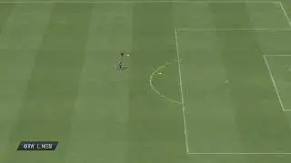 Lionel Messi Powershot and Skills into Shot Hitting the Post - (NEAR MISS)
