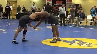 2019 285-pound SAC men's wrestling championships final
