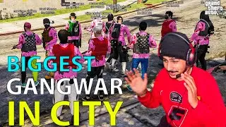 BIGGEST GANGWAR IN CITY | GTA V GAMEPLAY | VOLTASHAN